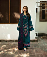 Sobia Nazir - Winter 3PC Dhanak Embroidered Suit - kp628